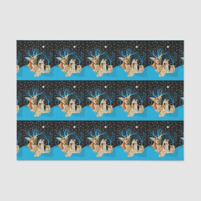 Snow Angels Tissue Paper (Front)