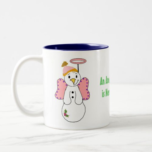 Snow Angels Two_Tone Coffee Mug