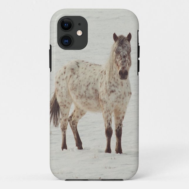 Snow Appaloosa phone case (Back)