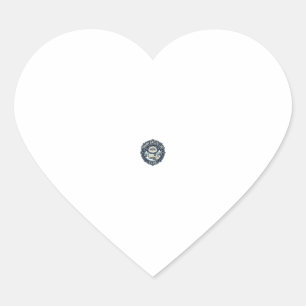 Snow Arctic Cat POD Vector Art - Snow Arctic Cat C Heart Sticker