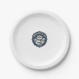 Snow Arctic Cat POD Vector Art - Snow Arctic Cat C Paper Plates
