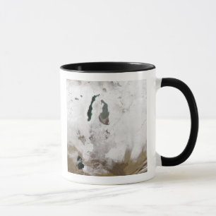 Snow around the Aral Sea Mug