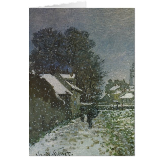 Snow at Argenteuil by Claude Monet (Front)