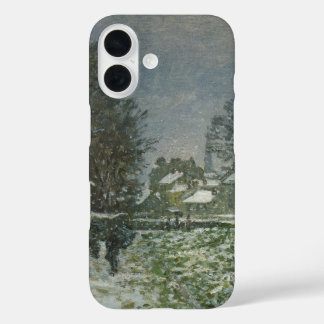 Snow at Argenteuil by Claude Monet iPhone 16 Case