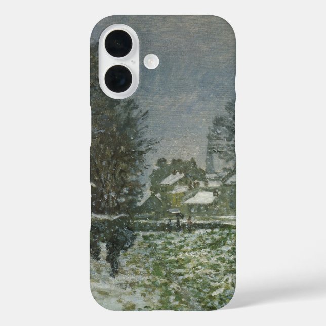 Snow at Argenteuil by Claude Monet Case-Mate iPhone Case (Back)