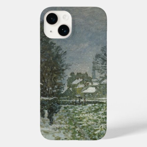 Snow at Argenteuil by Claude Monet Case_Mate iPhone 14 Case