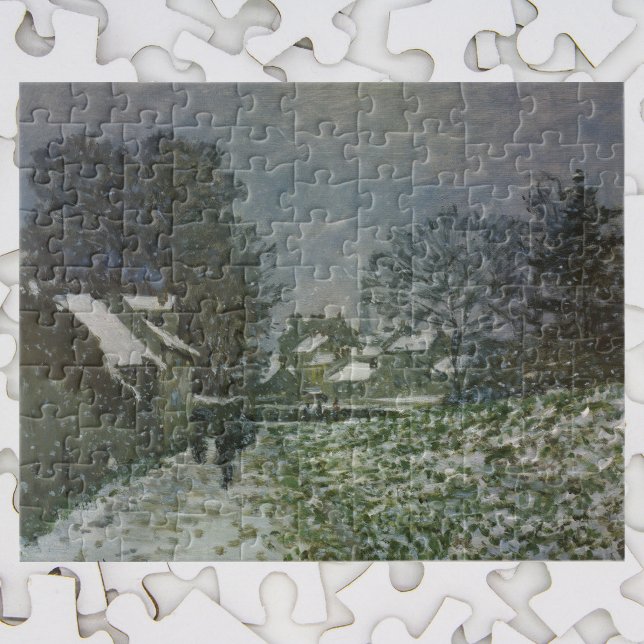 Snow at Argenteuil by Claude Monet Jigsaw Puzzle (Creator Uploaded)