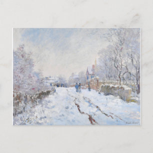 Snow at Argenteuil by Claude Monet Postcard