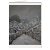 Snow at Louveciennes by Alfred Sisley (Front)