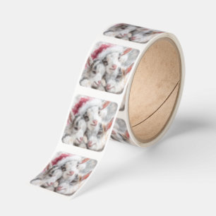 Snow Babies - Christmas Baby Goats 1 Square Sticker