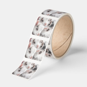 Snow Babies - Christmas Baby Goats 4 Square Sticker