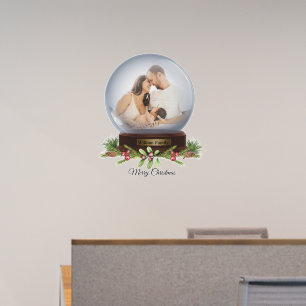 Snow Ball Monogram Name Family Wall Decal