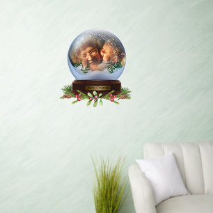 Snow Ball Monogram Name Grandmother Wall Decal