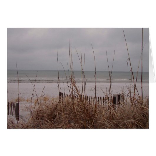 Snow Beach Cards (Front Horizontal)