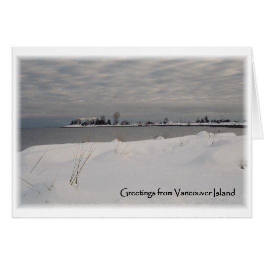 Snow Beach Cards (Front Horizontal)
