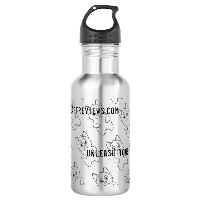 Snow Beast Reviews Water Bottle (Front)