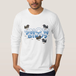 Snow Birds Men's American Apparel Fine Jersey Long Sleeve T-Shirt