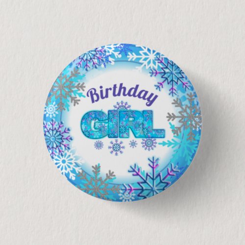 Snow  Birthday frozen  Shirt Button