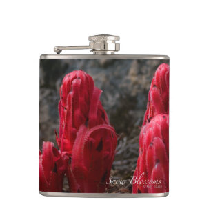 Snow Blossoms Flask