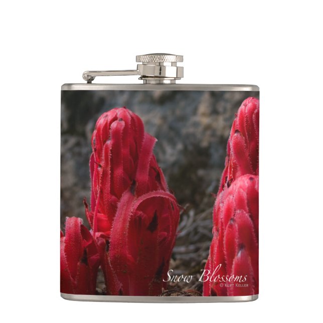 Snow Blossoms Flask (Front)