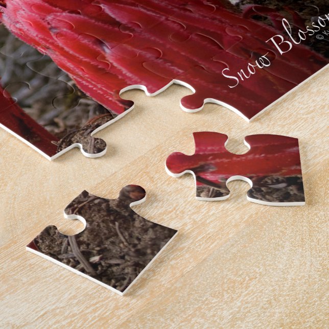 Snow Blossoms Jigsaw Puzzle (Side)