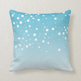 Snow Blue Pillow