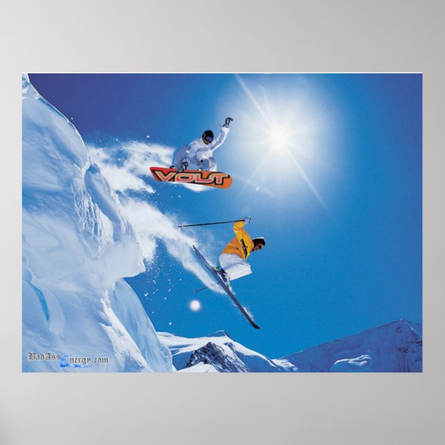Snow Boarding poster (Front)