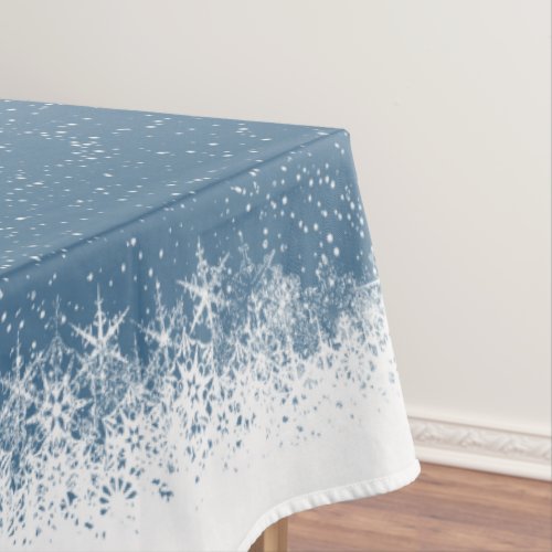 Snow Border and Wreath Sm WhiteAny ID708 Tablecloth