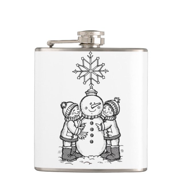 snow boys flask (Front)