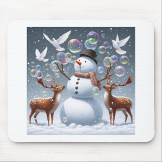 Snow Bucks Mouse Pad