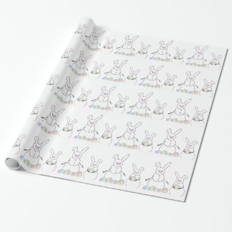 Snow Bunnies Wrapping Paper