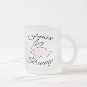 Snow Bunny, BigBlackCock Queen Of Spades2 Frosted Glass Coffee Mug