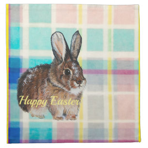 Snow Bunny Easter Napkin