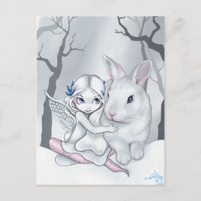"Snow Bunny" Postcard (Front)