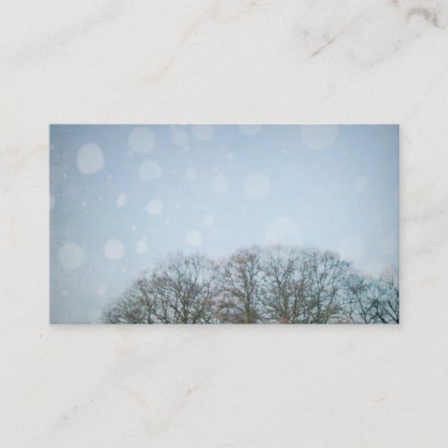 Snow Business Card