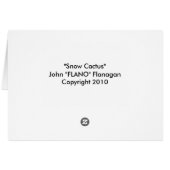 Snow Cactus (Back Horizontal)