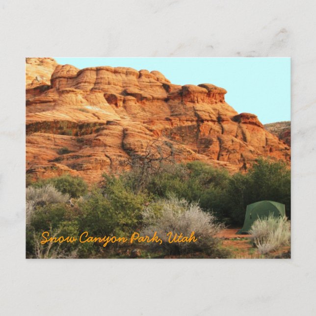 Snow Canyon Park, Utah Postcard (Front)