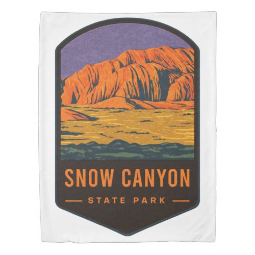 Snow Canyon State Park Duvet Cover