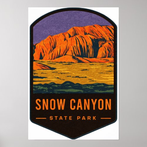 Snow Canyon State Park Poster