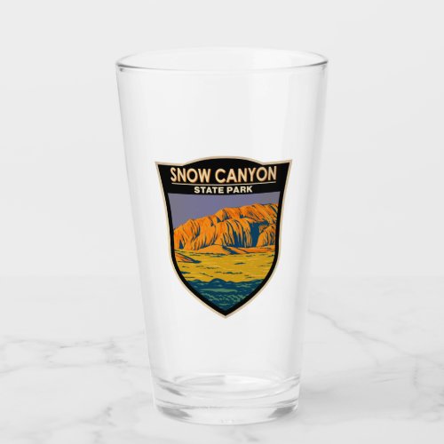 Snow Canyon State Park Utah Vintage Glass