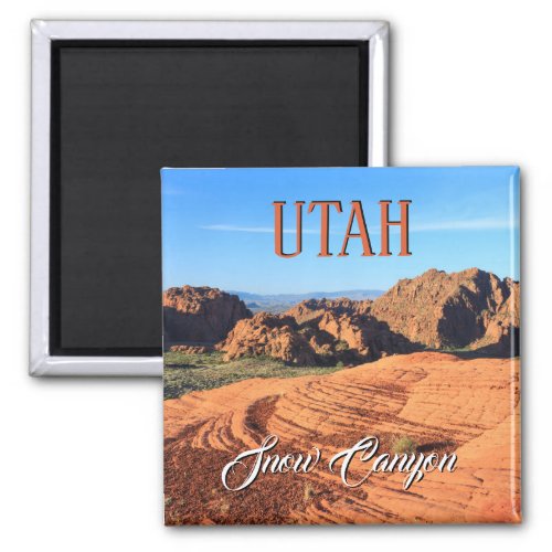 Snow Canyon Utah Magnet