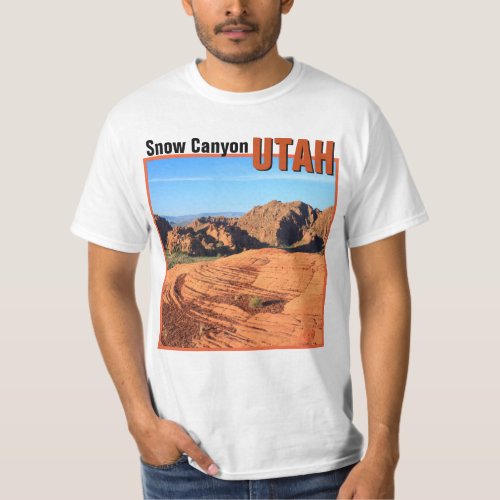 Snow Canyon Utah Photo T_Shirt