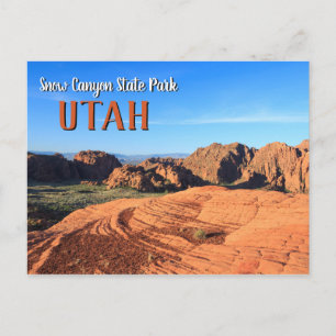 Snow Canyon Utah Postcard