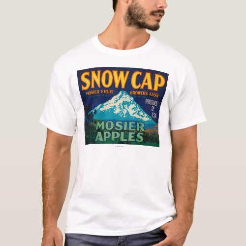 Snow Cap Apple Crate LabelMosier, OR