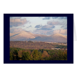 Snow capped Green Mountains of Vermont Cards