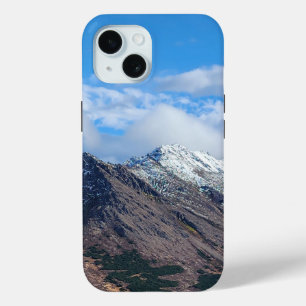 Snow Capped Mountain Landscape Scenic View iPhone 15 Case