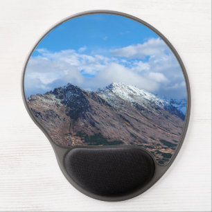 Snow Capped Mountain Landscape Scenic View Gel Mouse Pad
