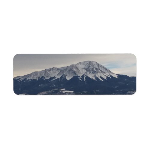 Snow_Capped Mountain Top Label