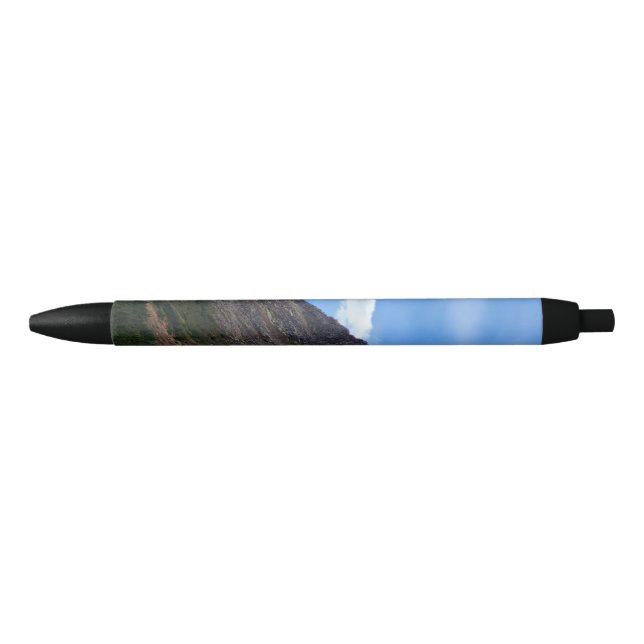 Snow Capped Mountain Valley Nature Scene Pen (Front)
