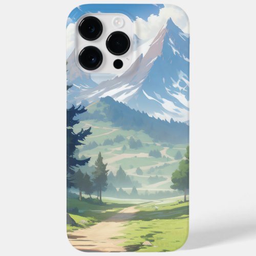 Snow_Capped Mountains and Lush Green Forest Case_Mate iPhone 14 Pro Max Case